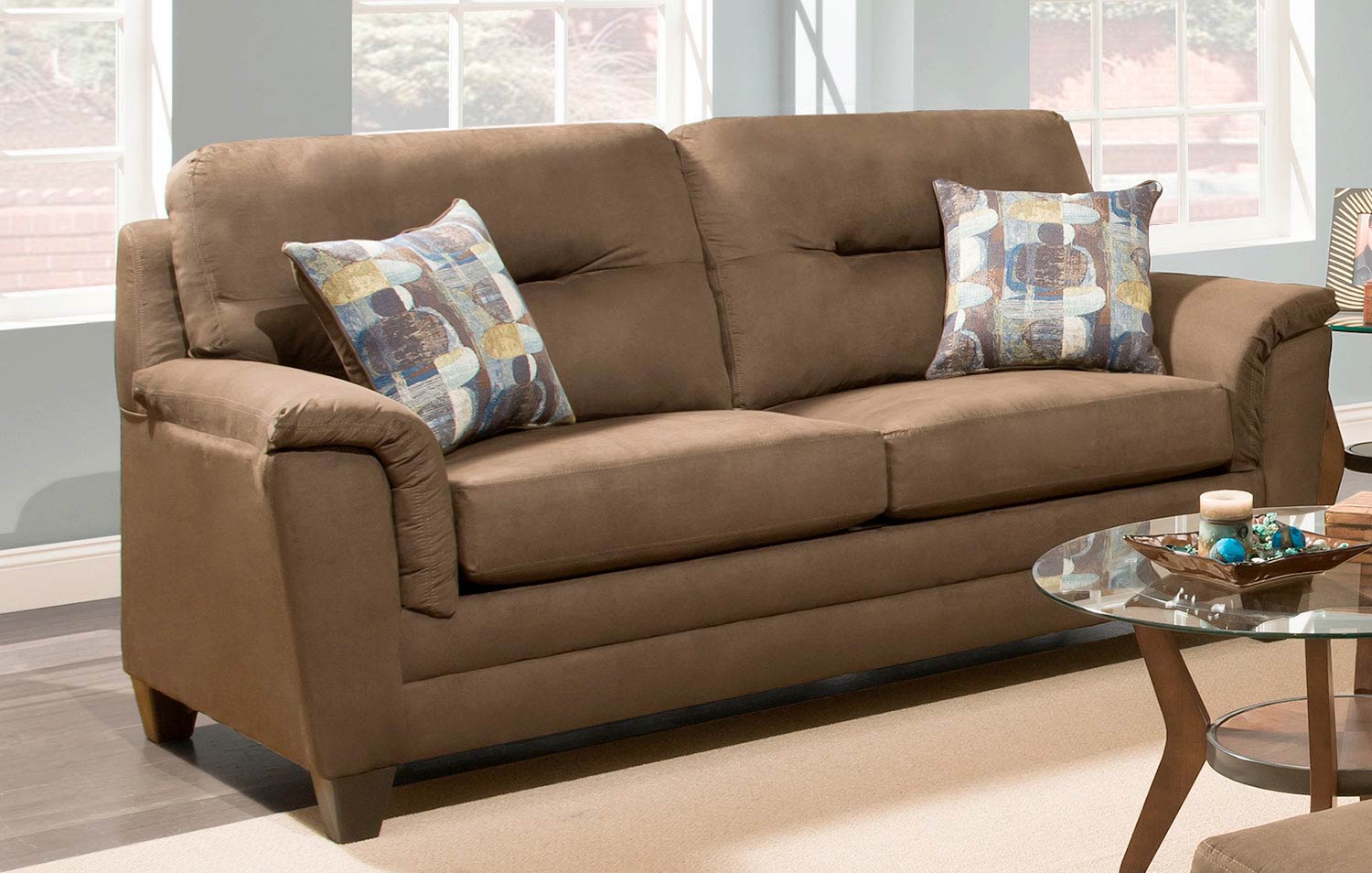 Chelsea Home Cable Sofa - Victory Lane Mink