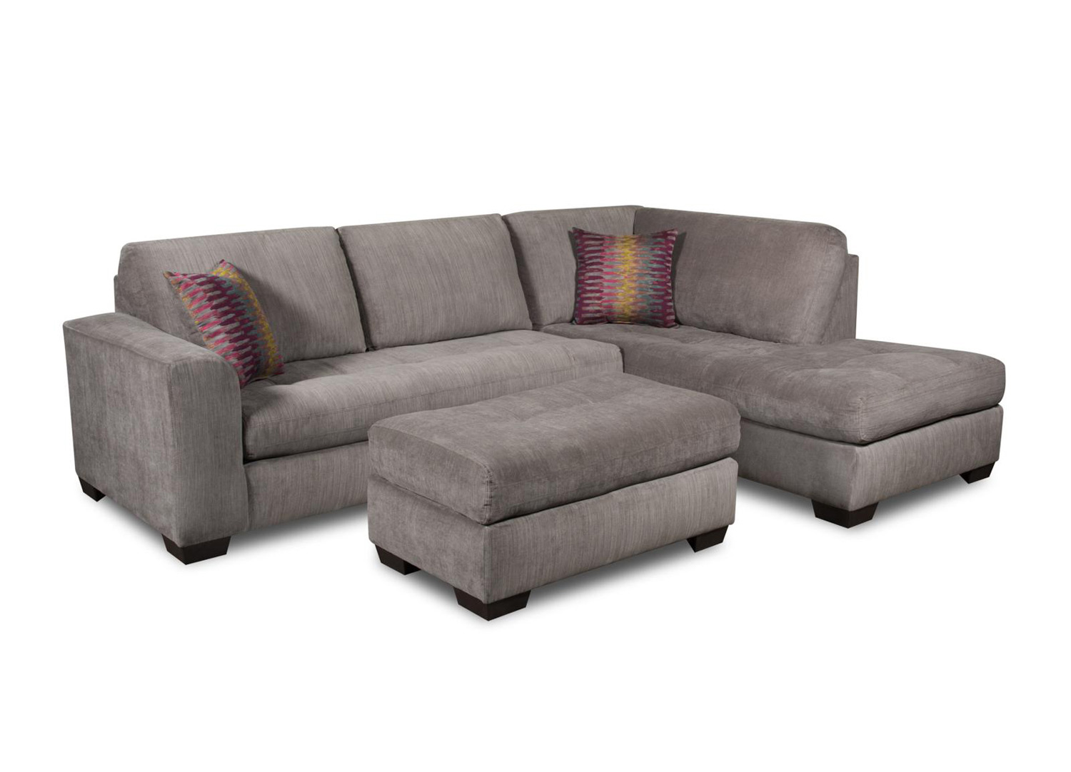 Chelsea Home Almeda Sectional Sofa Set - Heather Seal