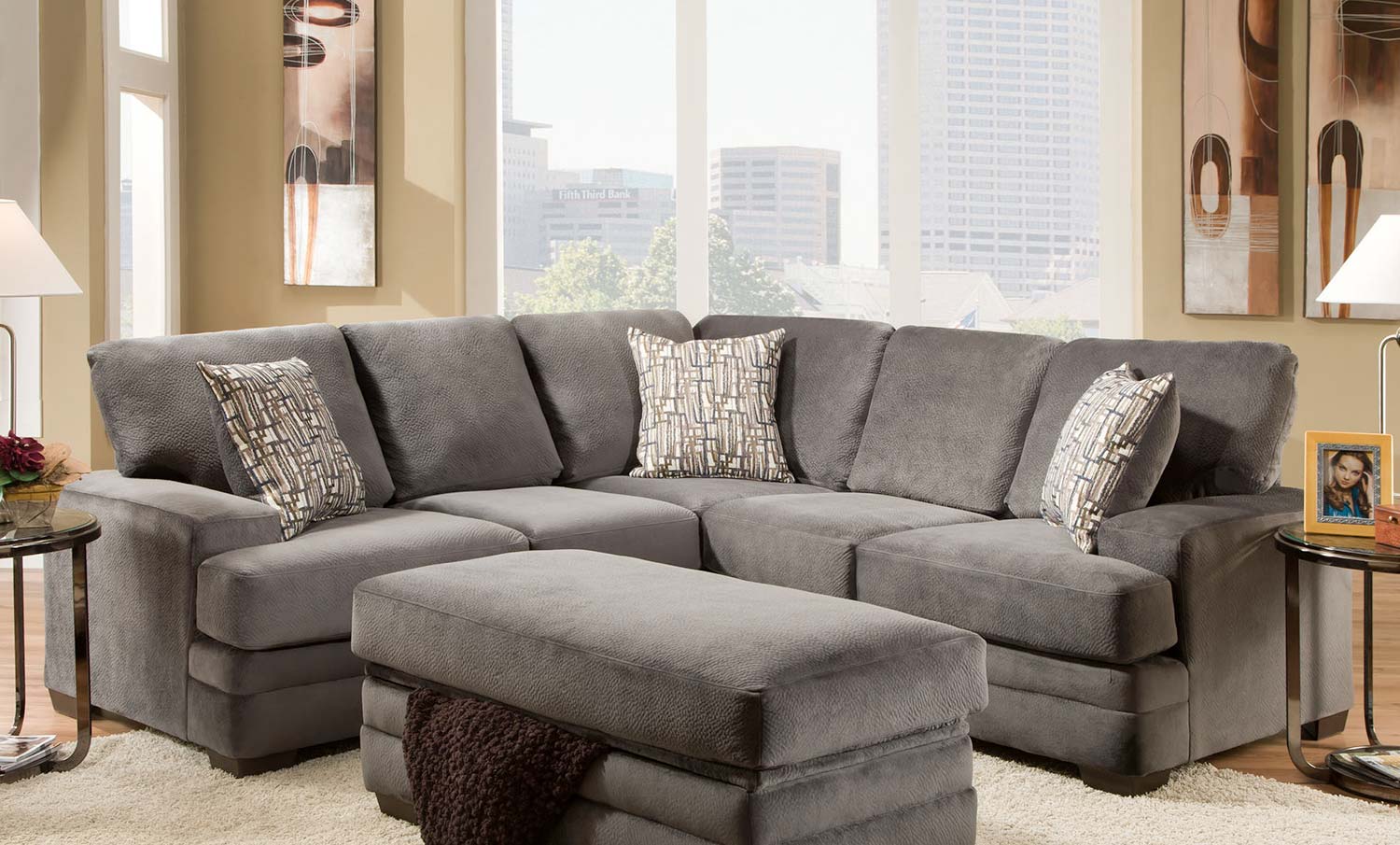 Chelsea Home Barstow Sectional Sofa Set