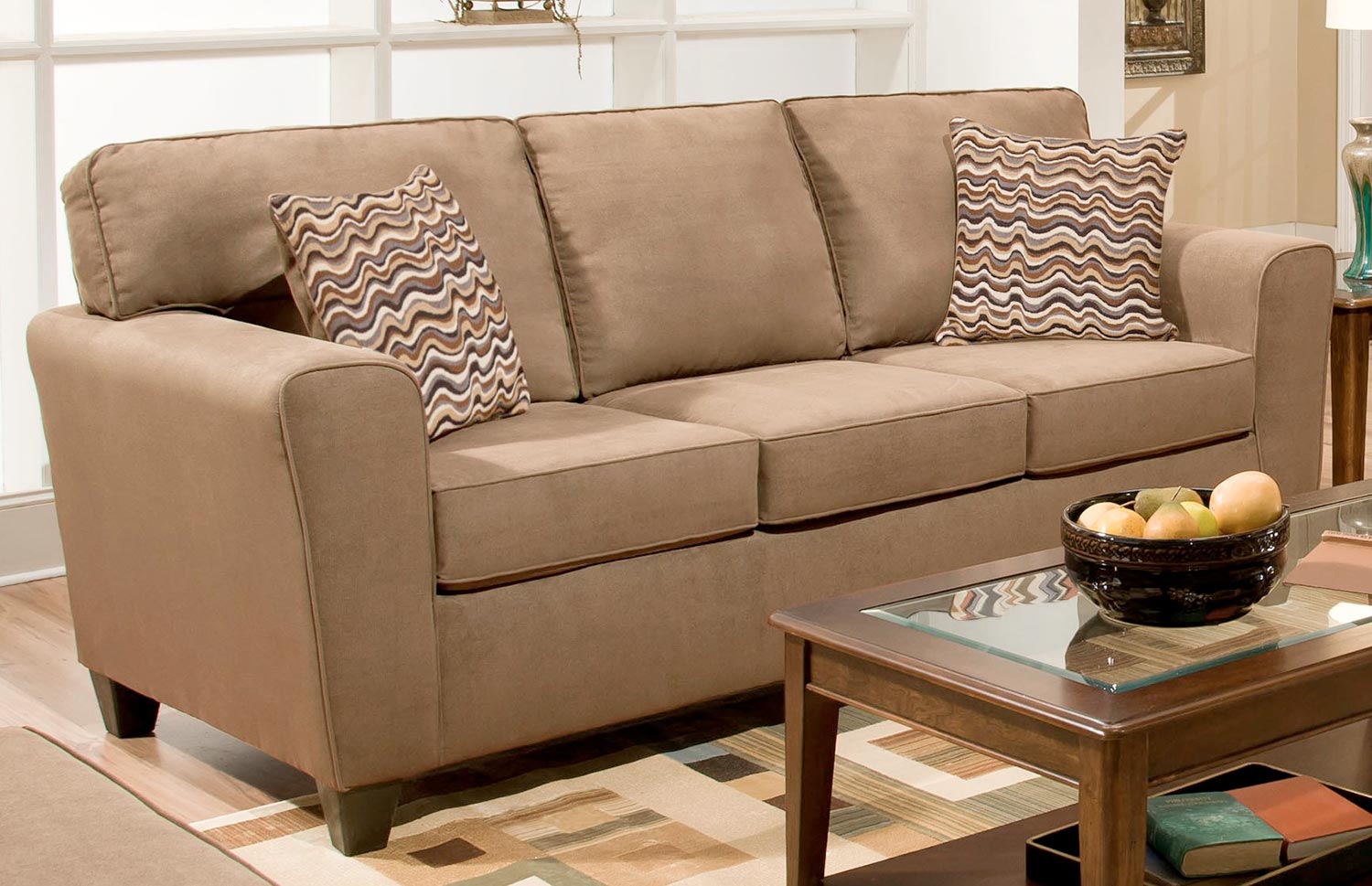 Chelsea Home Zola Sofa Set Luminaire Kahlua CHF1836035580SofaSet