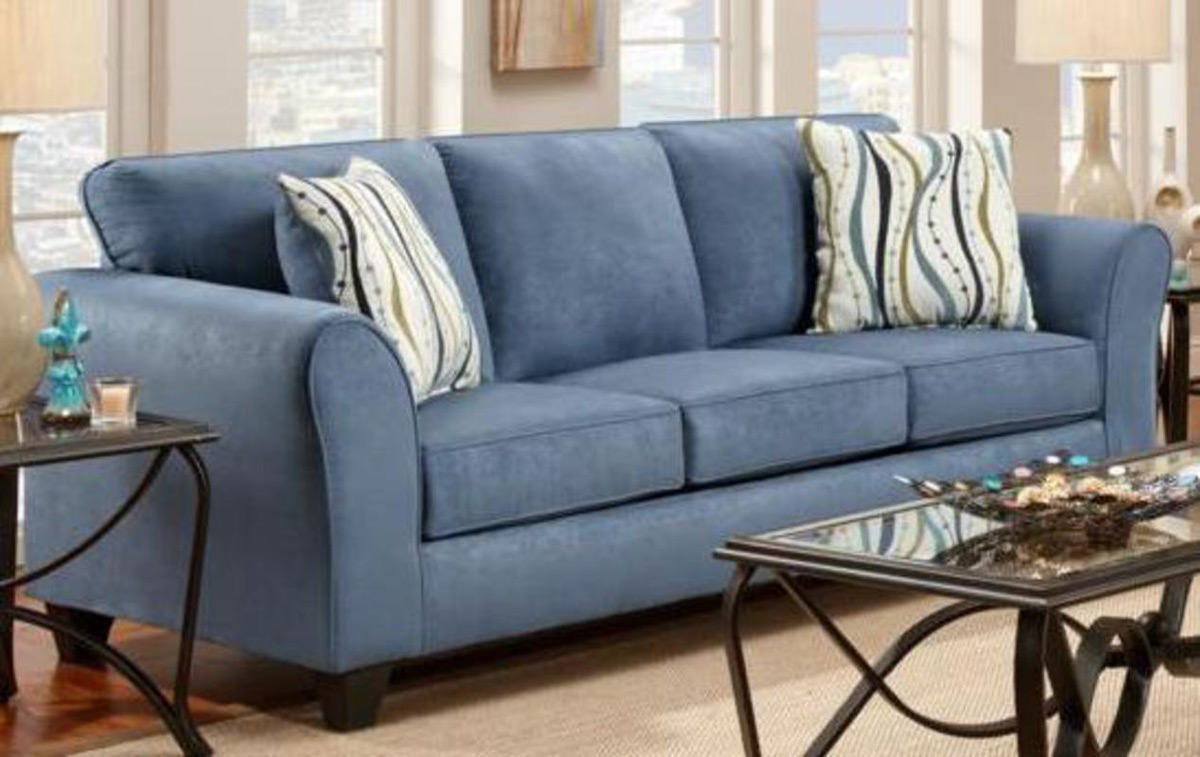 Chelsea Home Lehigh Sofa - Patriot Blue