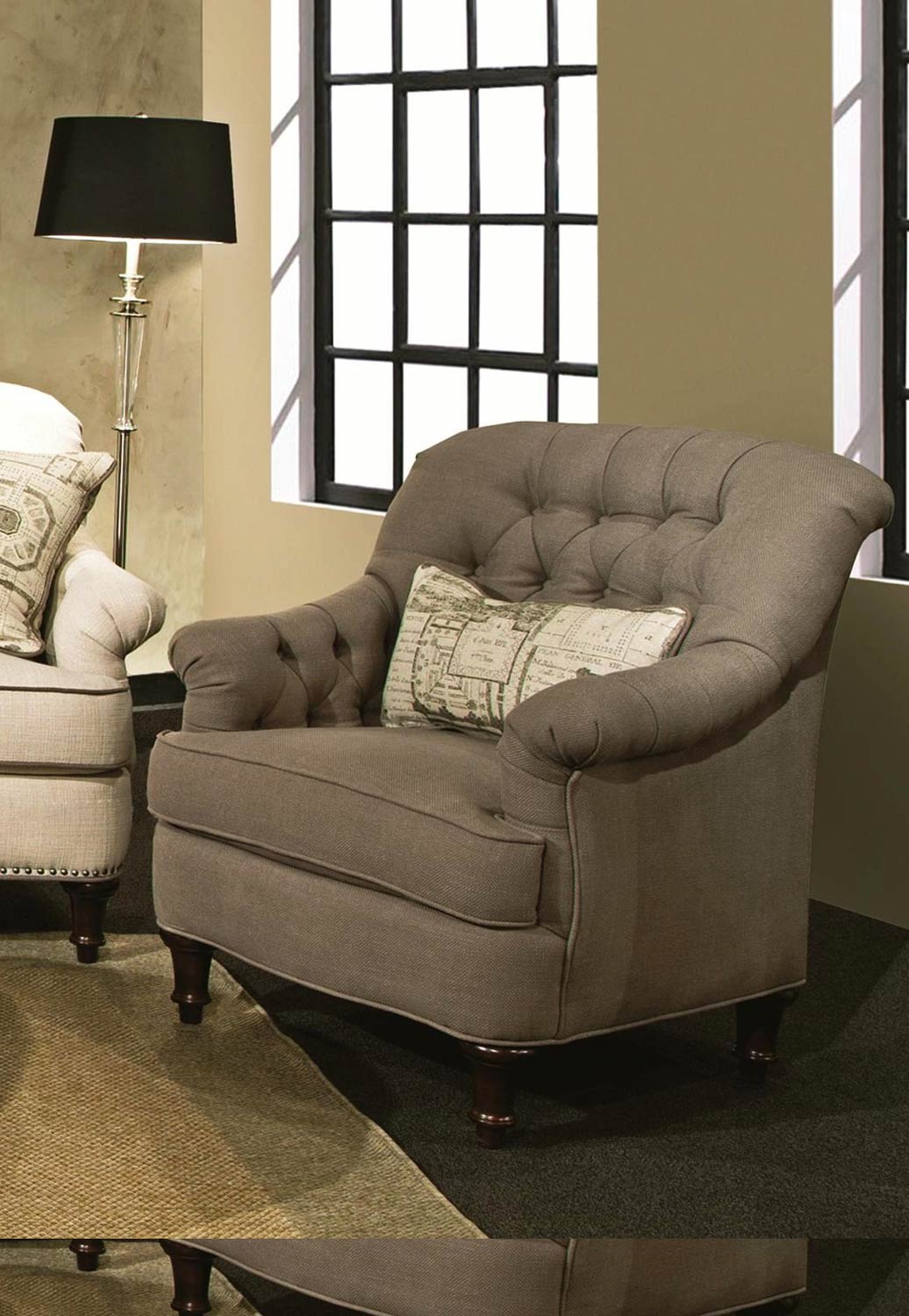 Chelsea Home Anastacia Accent Chair - Lindy Chinchilla
