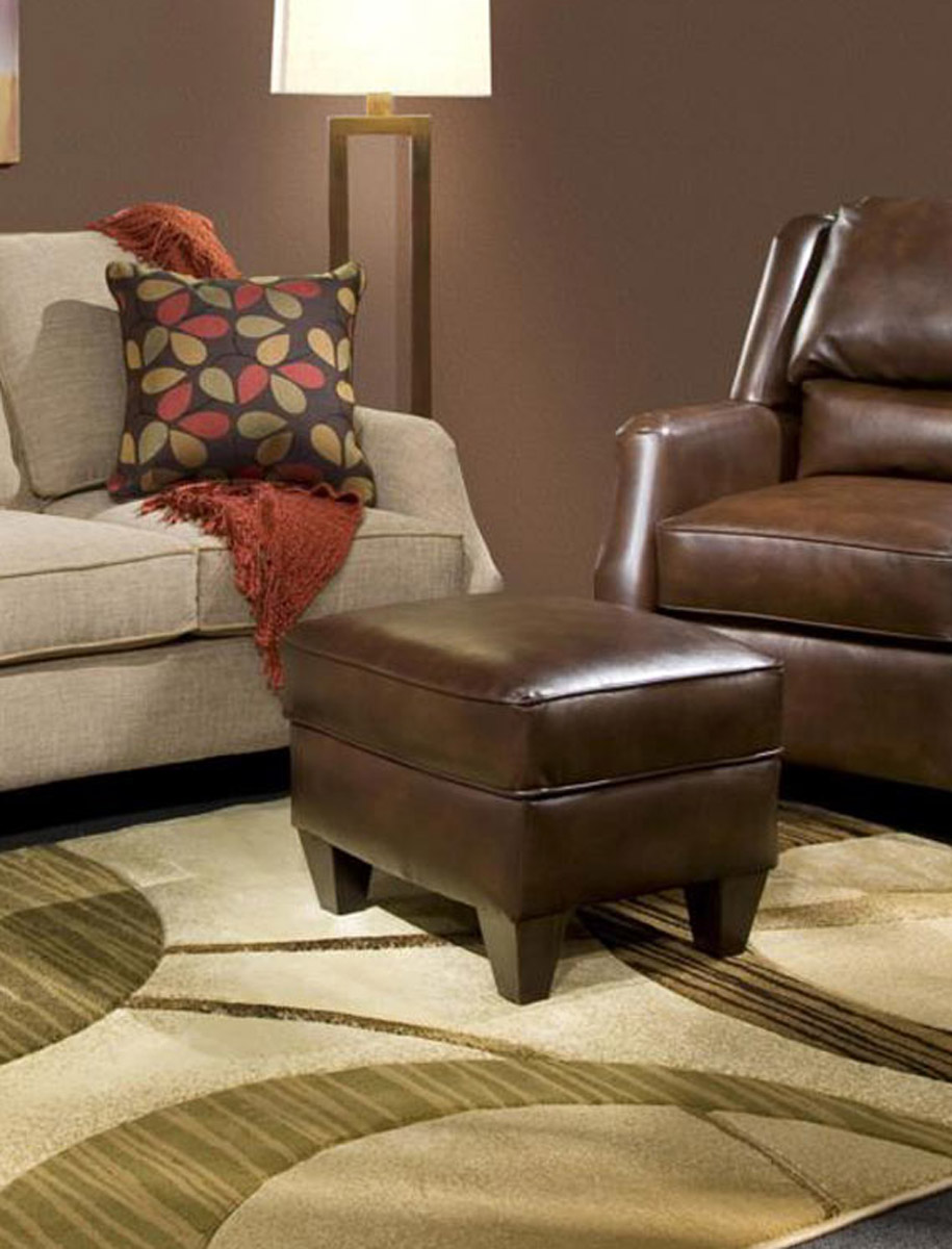 Chelsea Home Russell Ottoman - Cantina Cocoa