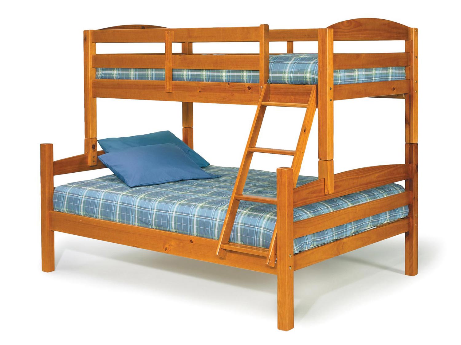 Chelsea Home 3641000 Twin Over Full Bunk Bed - Honey