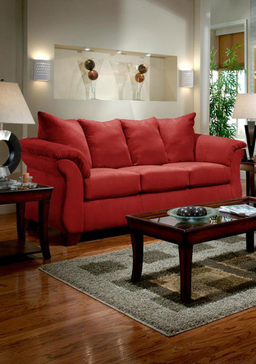 Chelsea Home Payton Sofa - Red Brick