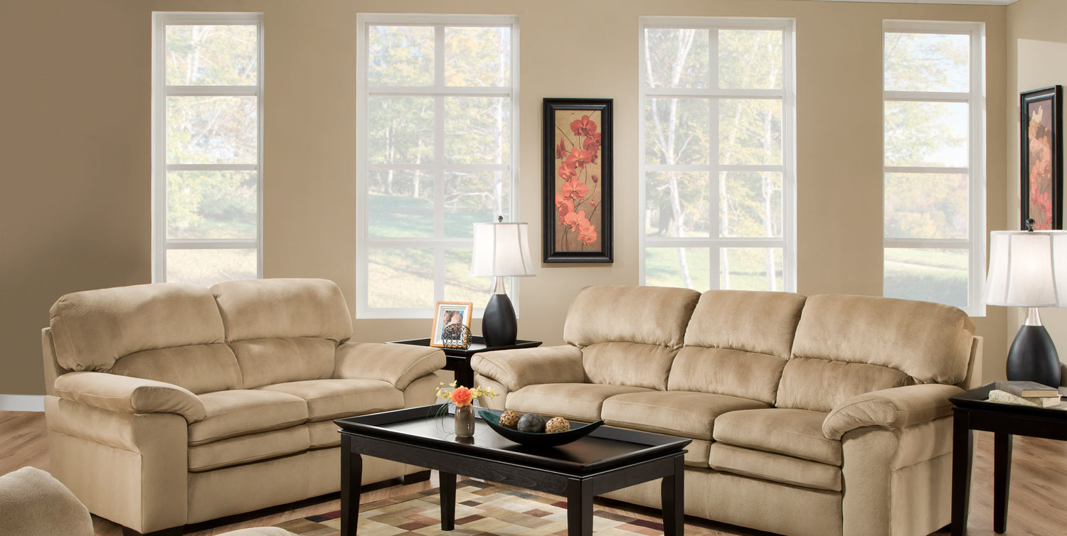 Chelsea Home Hampton Sofa Set - Stag Buckskin