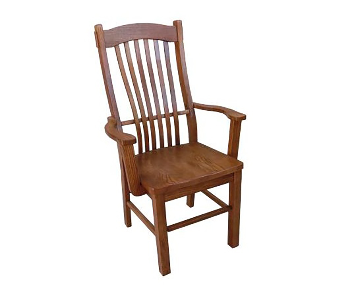 Chelsea Home Backwood Arm Chair - Medium Oak