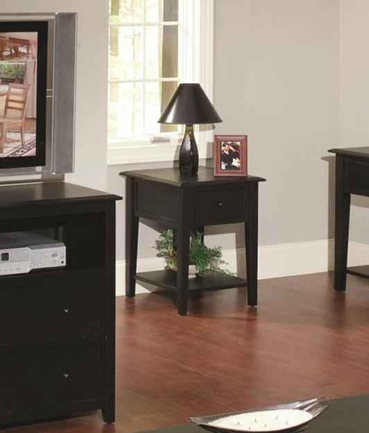 Chelsea Home Ashby End Table - Black
