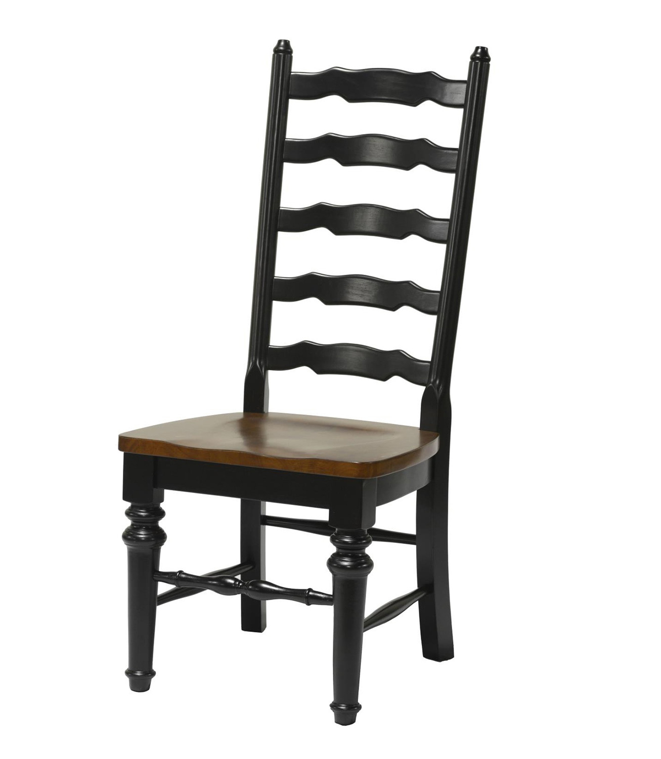 Chelsea Home Beverly Side Chair - Black/Cherry