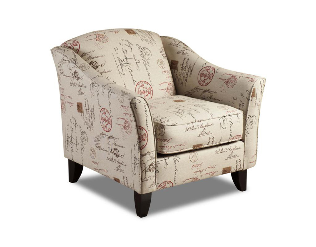 Chelsea Home Gloucester Accent Chair - Postale Ruby