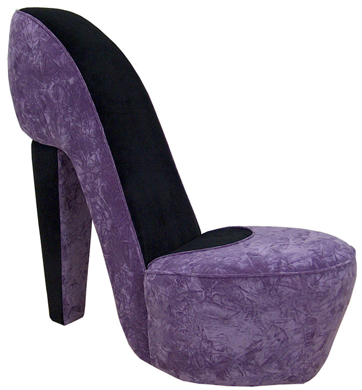 Chelsea Home Diva Shoe Chair - Purple