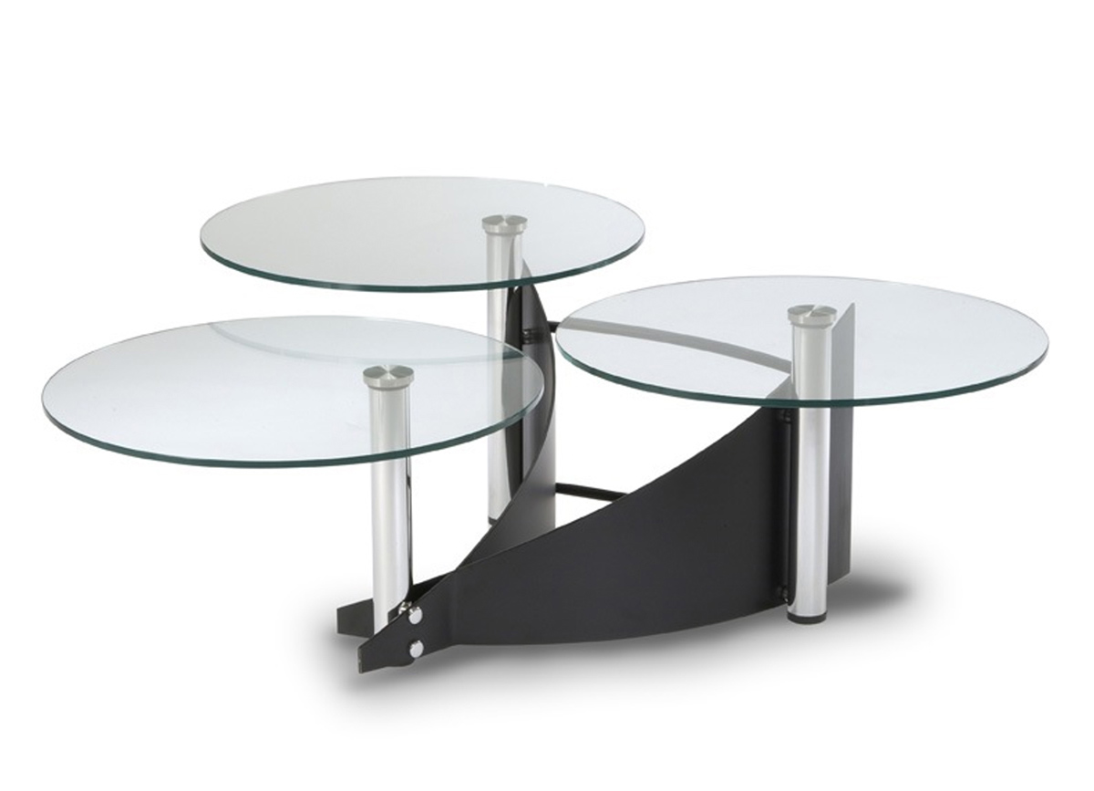 Chintaly Imports Three Tier Cocktail Table