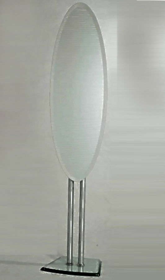 Chintaly Imports Oval Shaped Mirror Stand