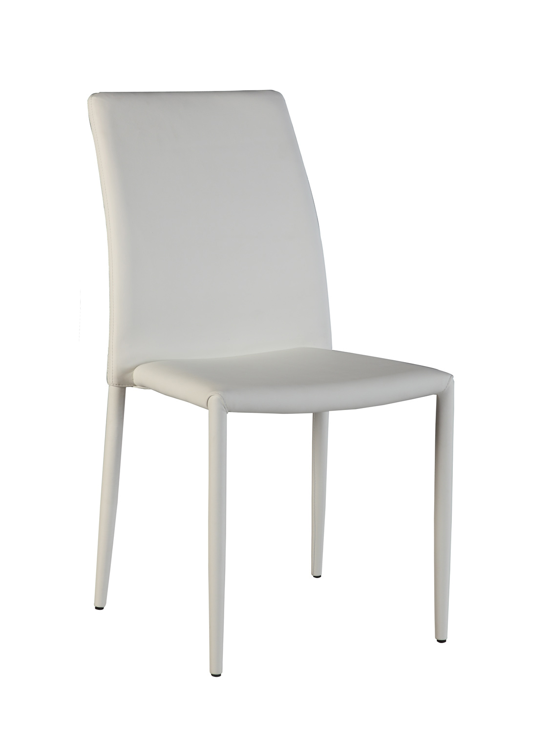 Chintaly Imports Flona Upholstered Back Side Chair - White