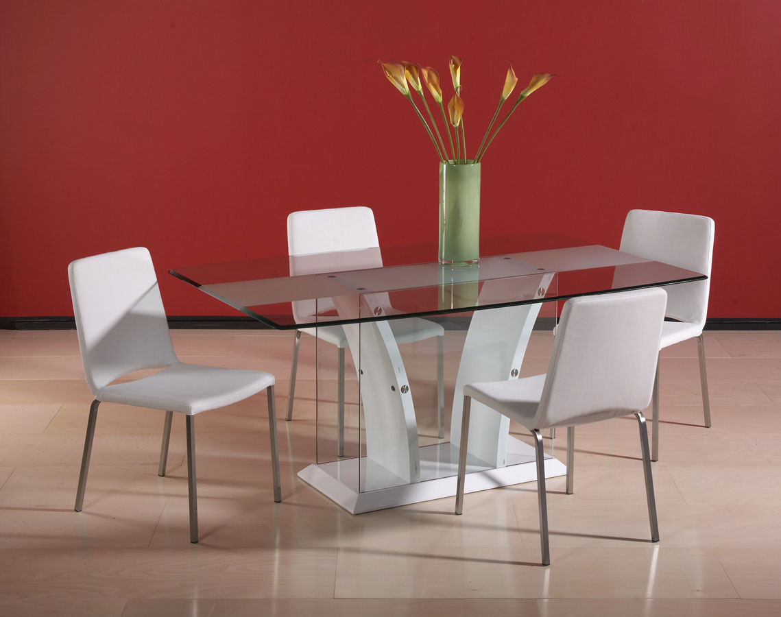 Chintaly Imports Flair White Dining Collection