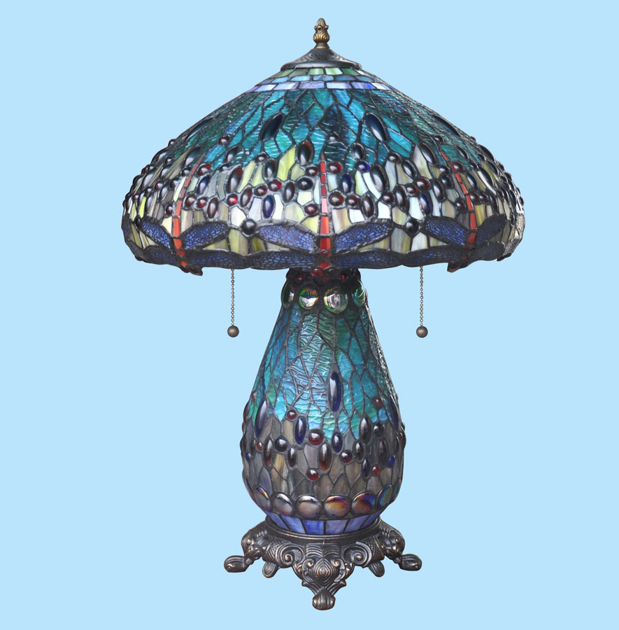 Chintaly Imports 01381 Tiffany Table Lamp