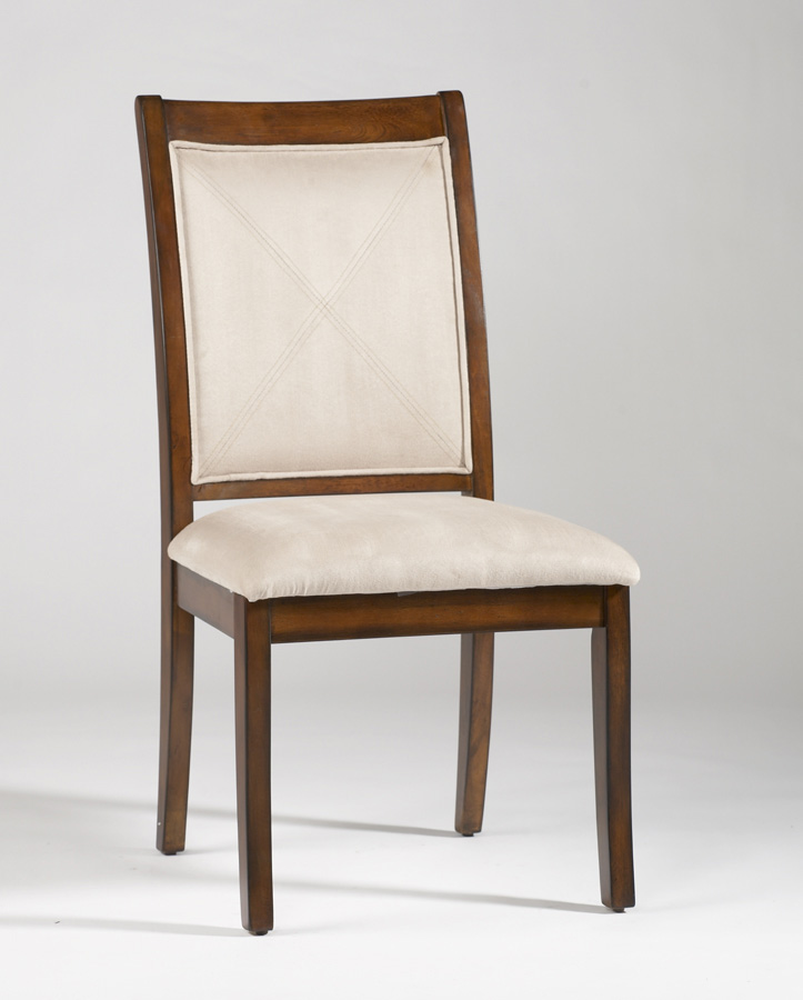 Chintaly Imports Wilma Solid Wood Frame Upholstered Back Chair - Beige