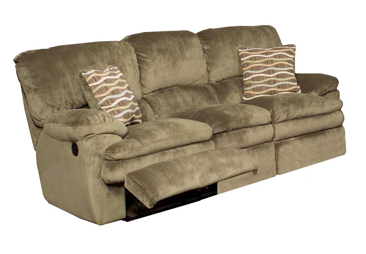 CatNapper Easton Dual Reclining Sofa - Sage