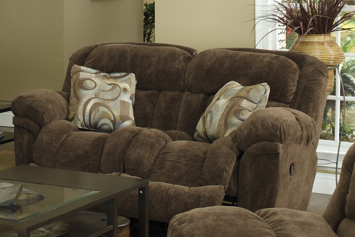 CatNapper Tundra Rocking Reclining Loveseat