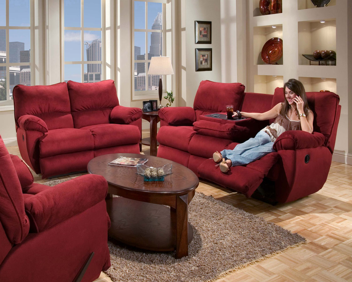 CatNapper Legend Sofa Set - Merlot