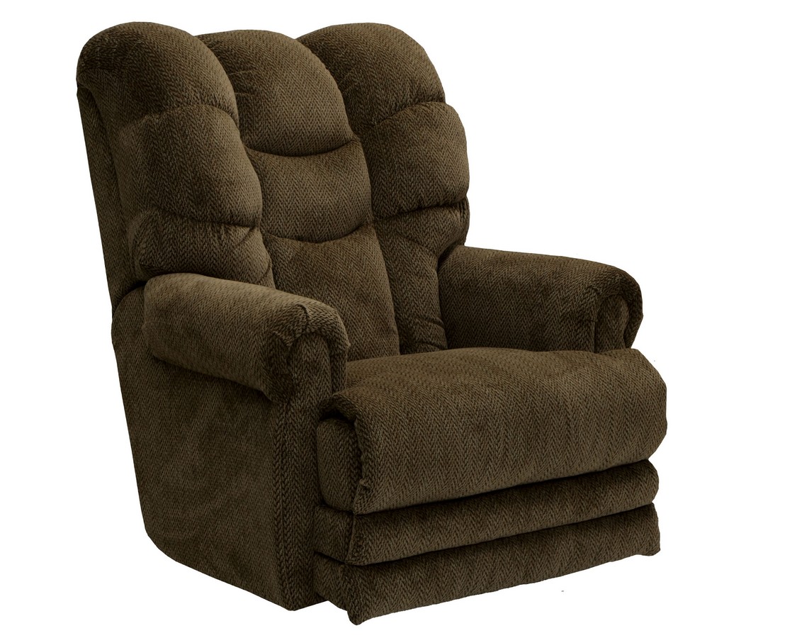 CatNapper Malone Power Lay Flat Recliner with Extended Ottoman - Basil