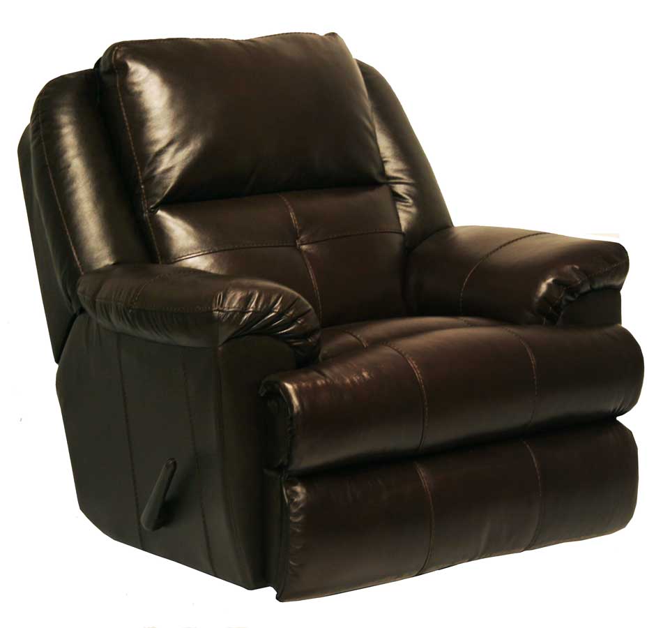 CatNapper Crosby Top Grain Leather Power Chaise Glider Recliner