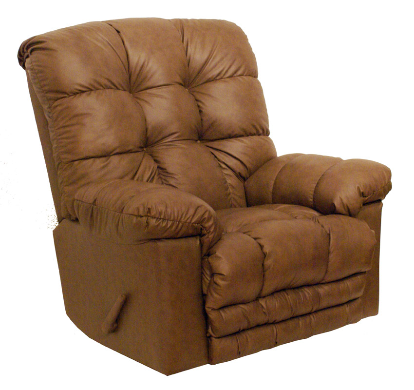 CatNapper Cloud Ten Leather Chaise Rocker Recliner