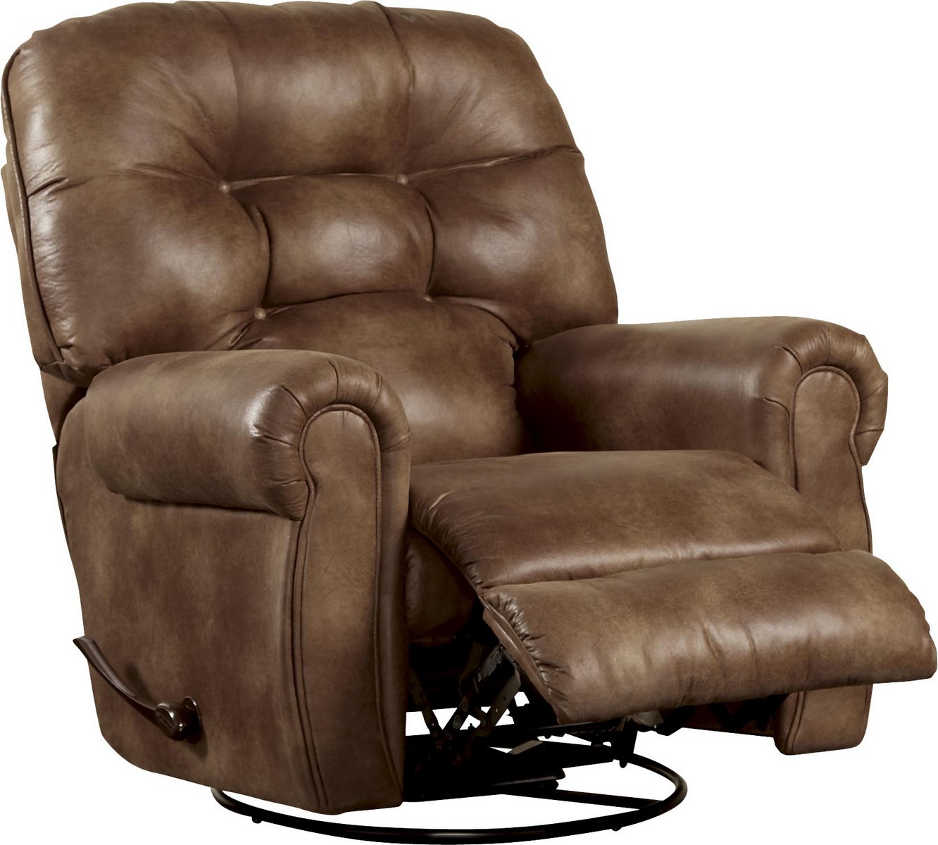 CatNapper Thompson Swivel Glider Recliner - Almond