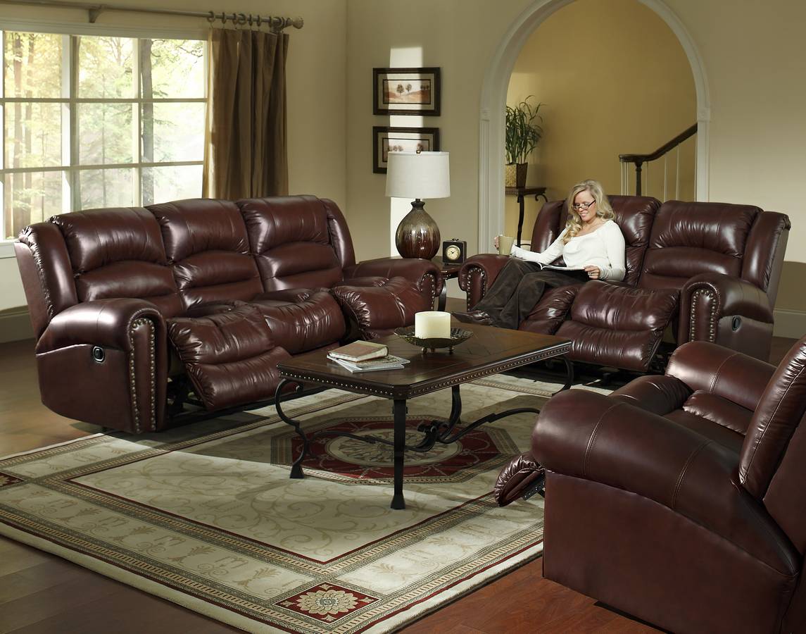 CatNapper Churchill Dual Rocking Reclining Love Seat