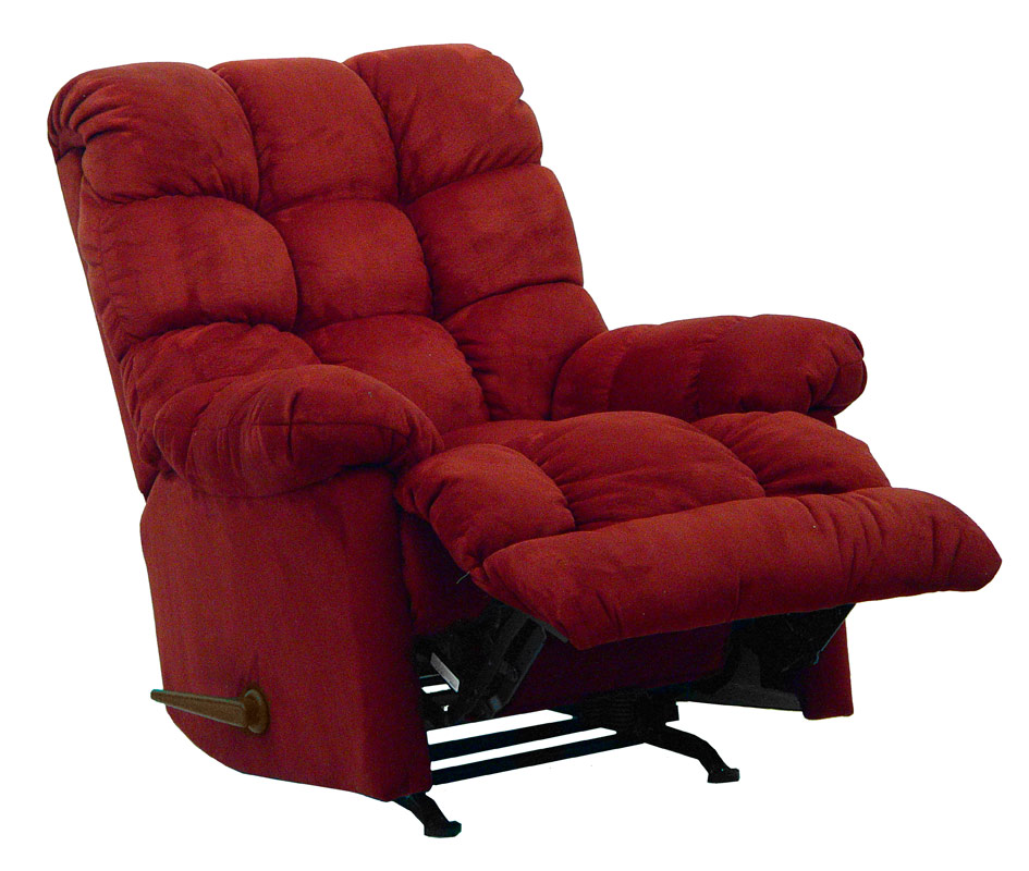 CatNapper Coopertown Chaise Rocker Recliner Merlot CN45652Merlot