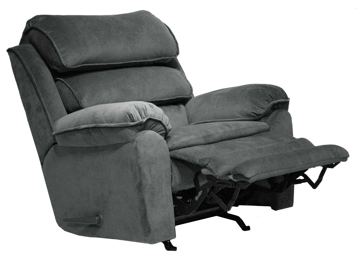 CatNapper Vista Chaise Wall Hugger Power Recliner with X-tra Comfort Footrest - Thunder