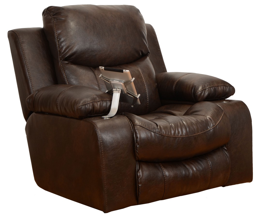 CatNapper Trent Premium Bonded Leather - Glider Recliner iPad Claw and ...