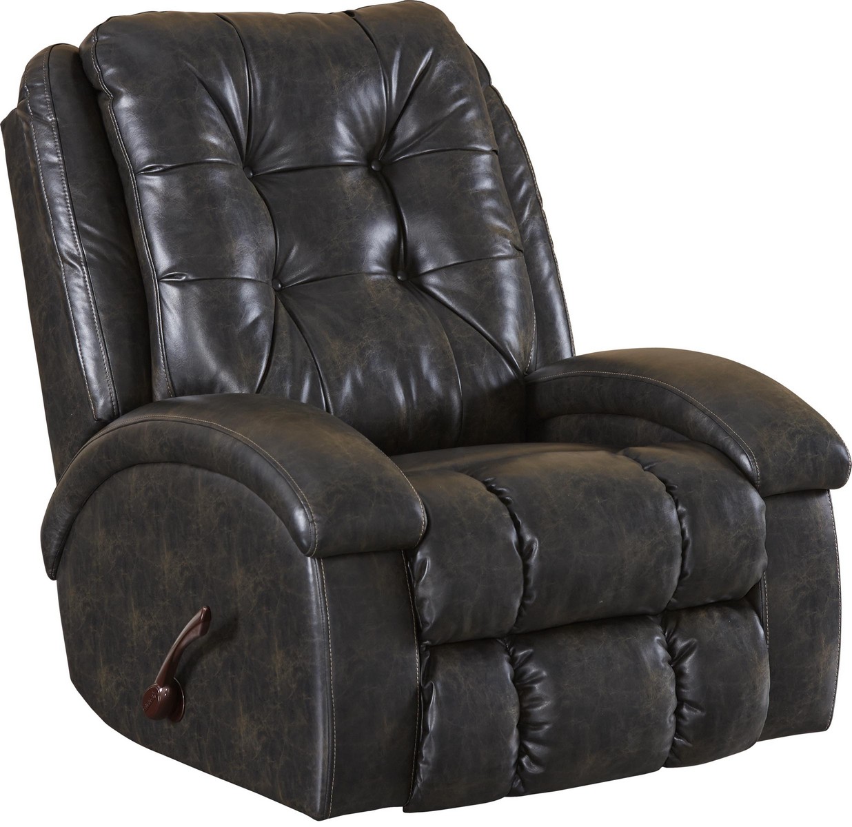 CatNapper Howell Swivel Glider Recliner - Coal