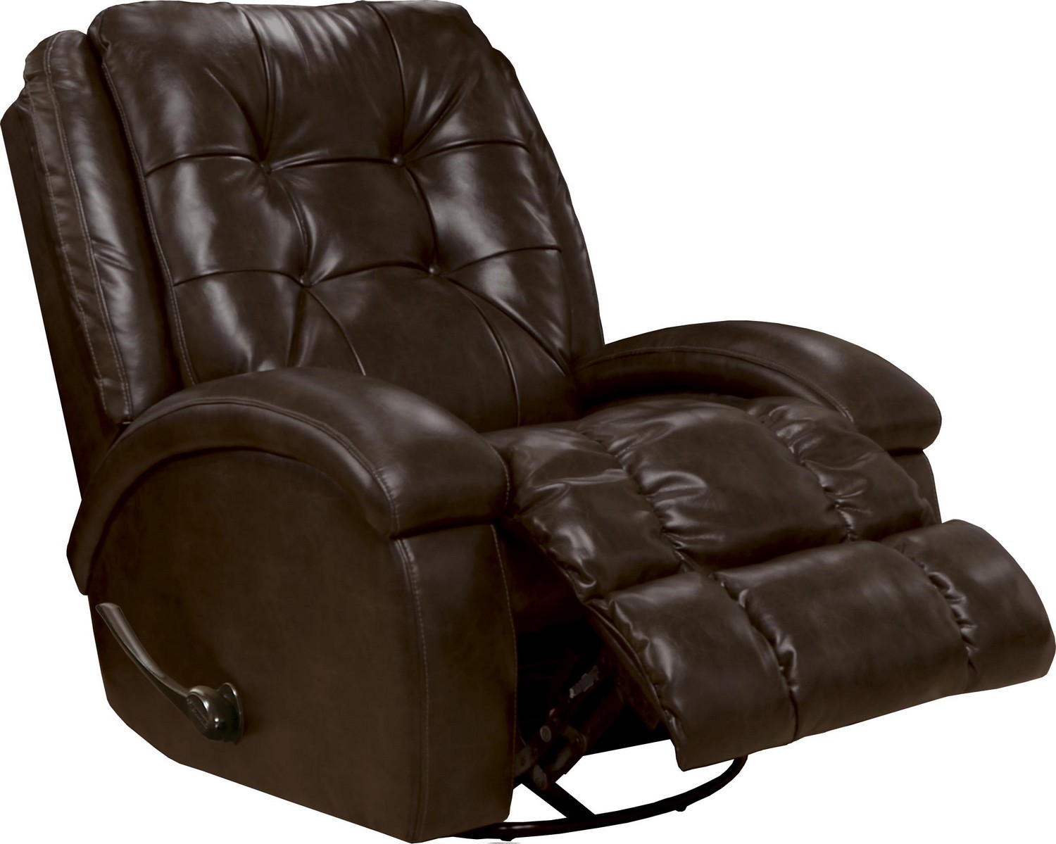 CatNapper Howell Swivel Glider Recliner - Saddle