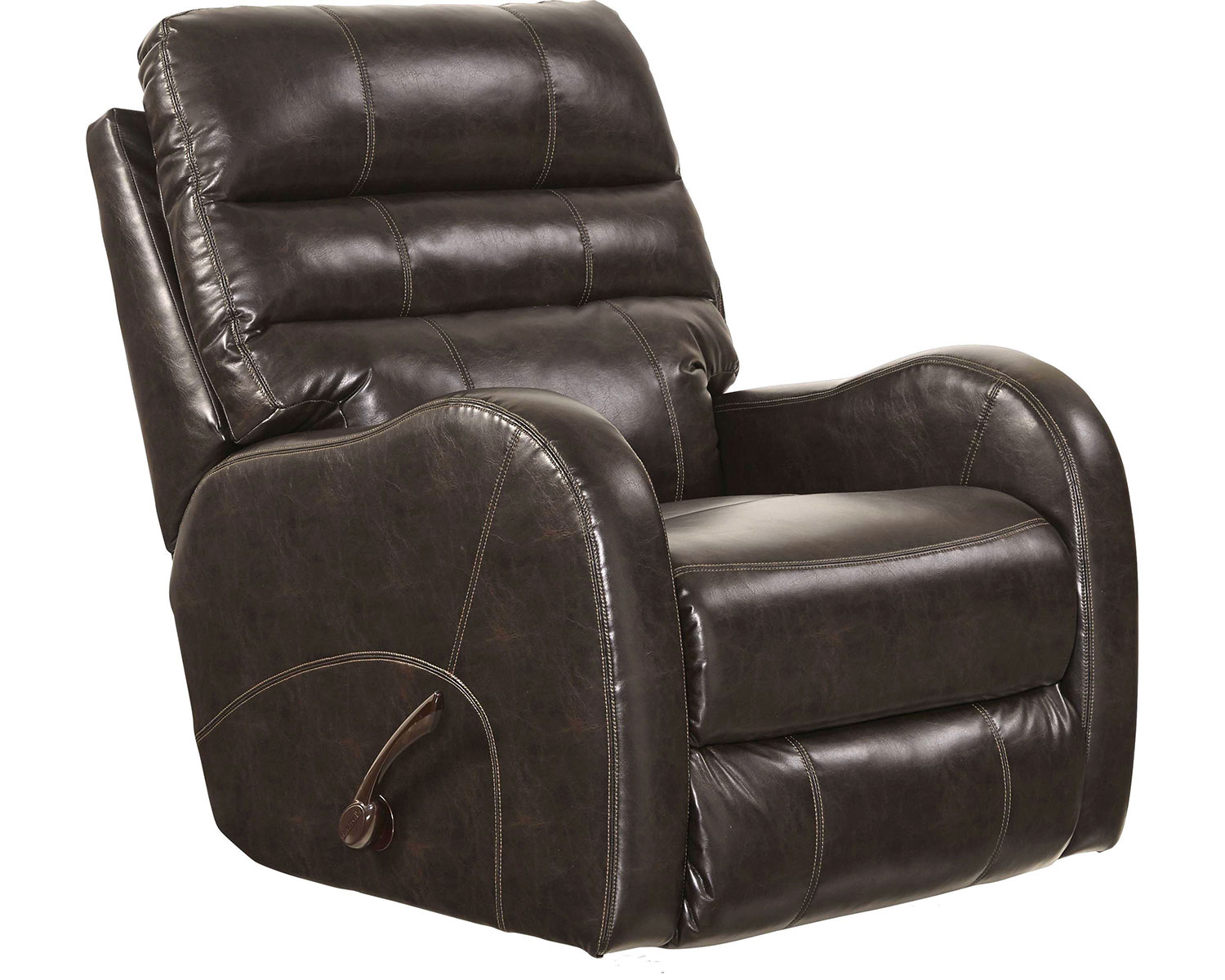 CatNapper Searcy Rocker Recliner Chair - Coffee