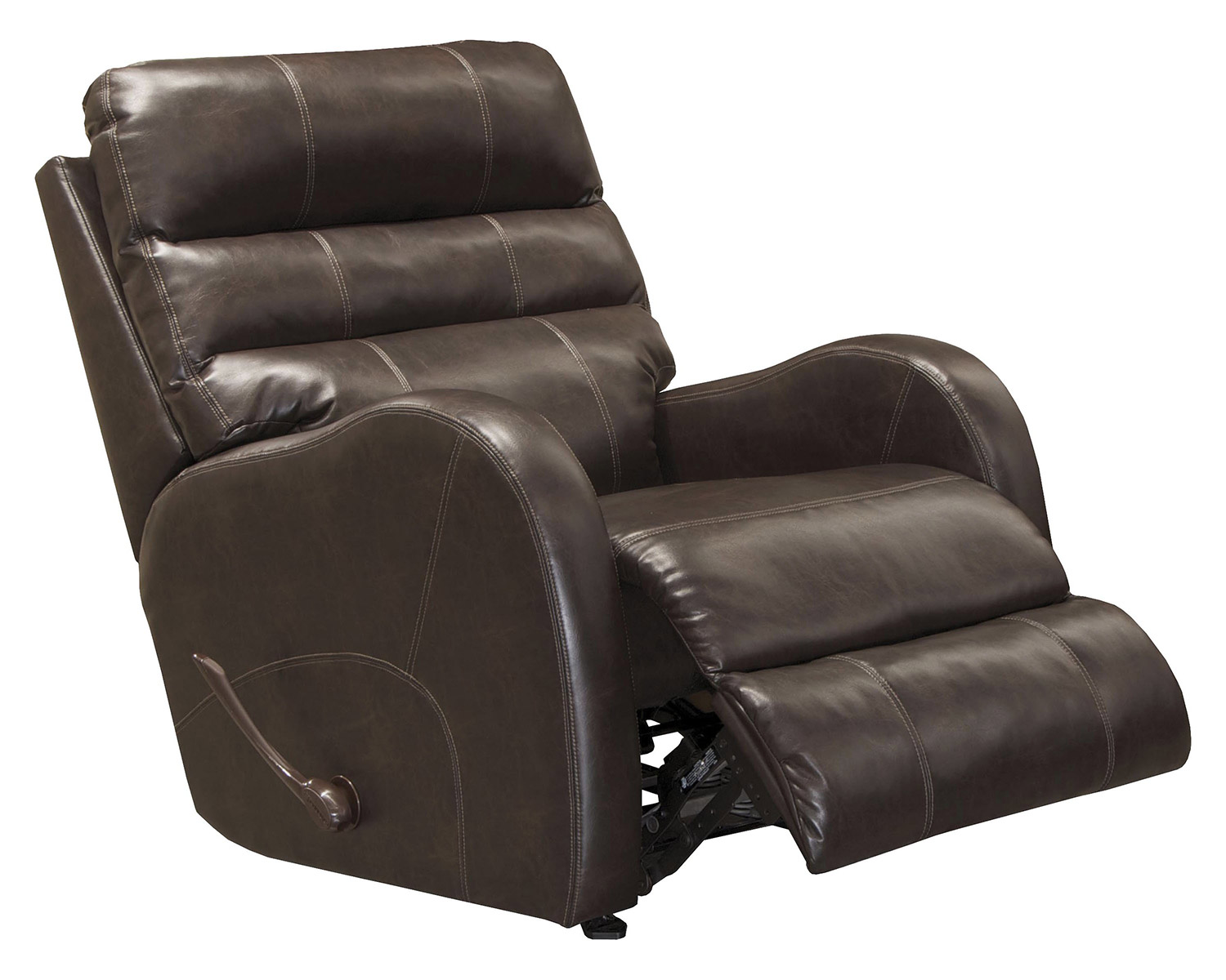 CatNapper Searcy Rocker Recliner Chair - Coffee