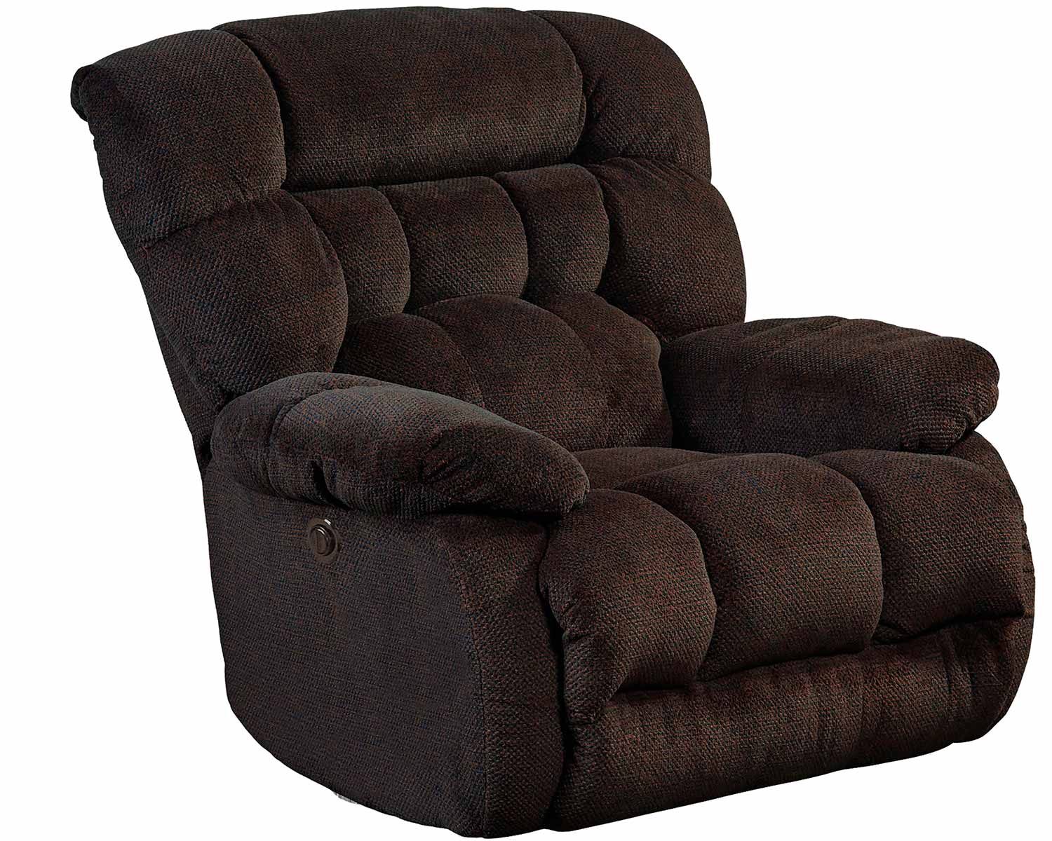 CatNapper Daly Chaise Rocker Recliner Chair - Chocolate