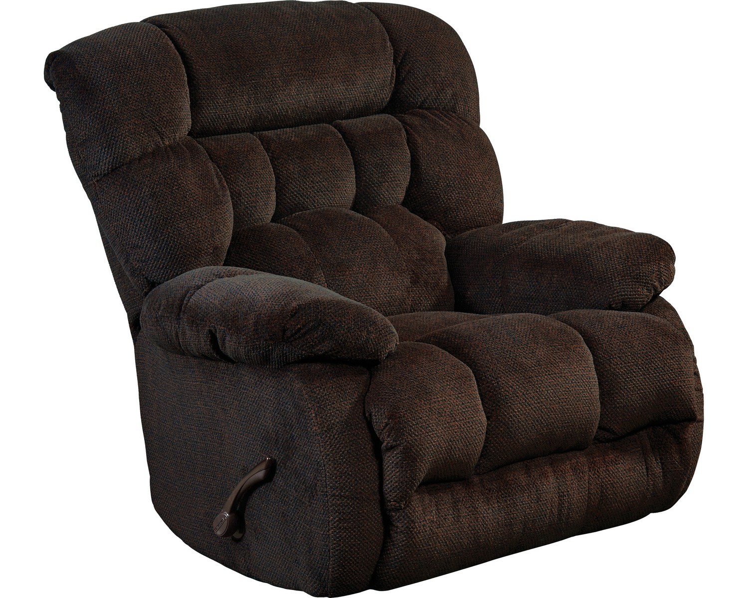 CatNapper Daly Chaise Rocker Recliner - Chocolate