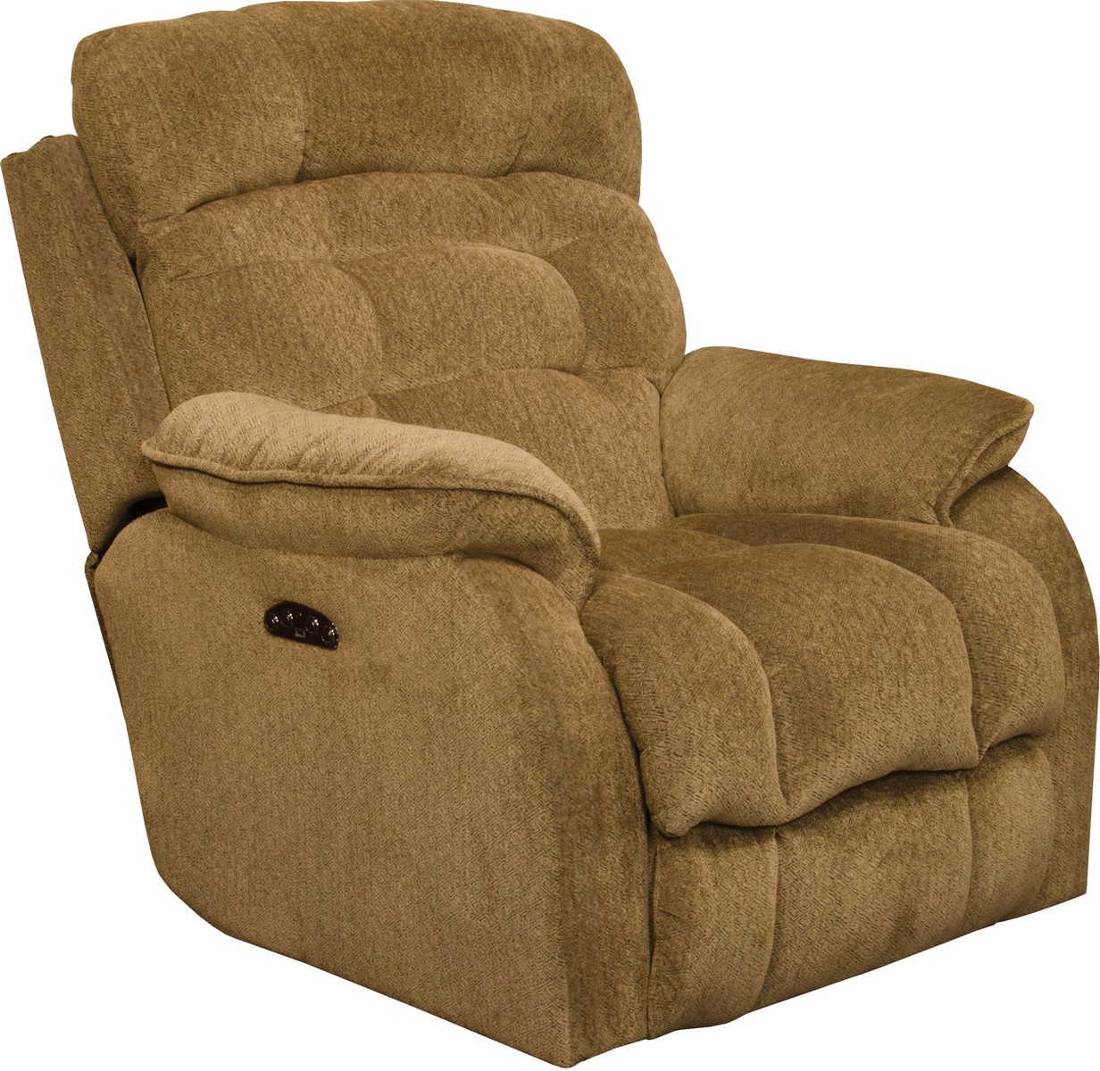CatNapper Crowley Power Lay Flat Recliner With Power Headrest - Bronze