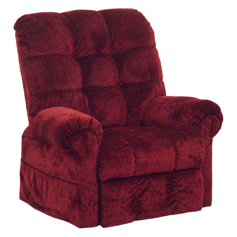 CatNapper Omni Power Lift Full Lay-Out Chaise Recliner - Chianti