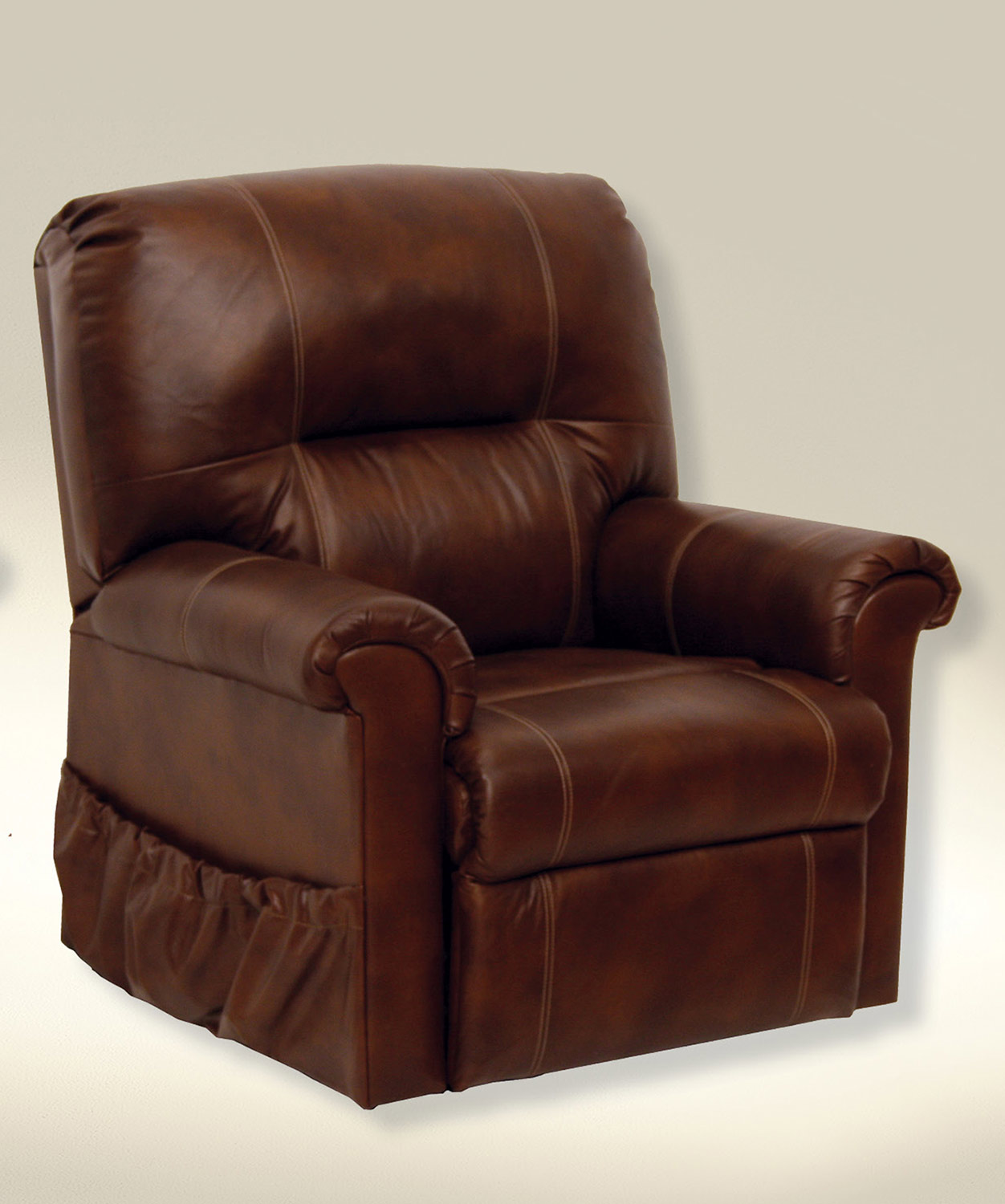 CatNapper Vintage Leather Power Lift Chair - Tobacco