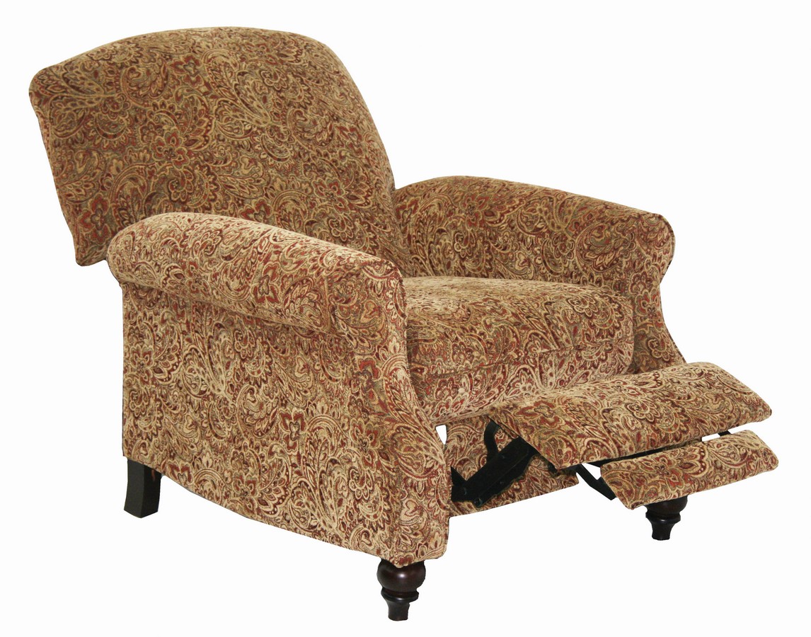 CatNapper Garrison Reclining Chair with Extended Ottoman - Classic