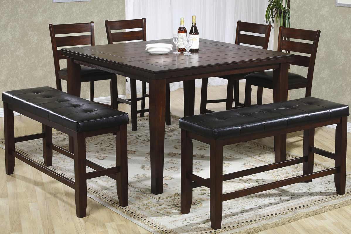 Coaster Imperial Counter Height Dining Table with 18in Leaf
