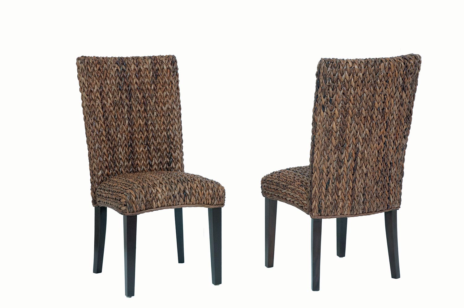 Coaster Westbrook Woven Side Chair - Dark Brown