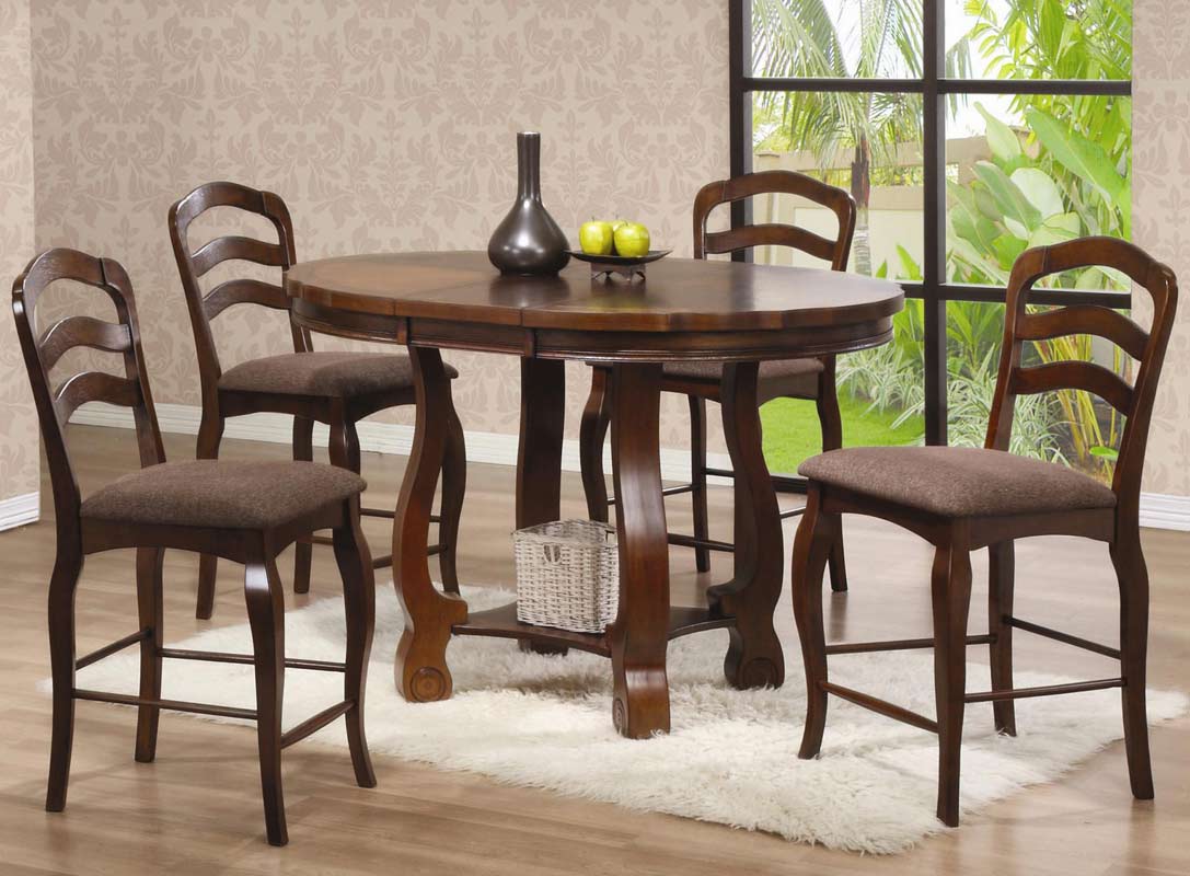 Coaster Marcus Round Counter Height Dining Set