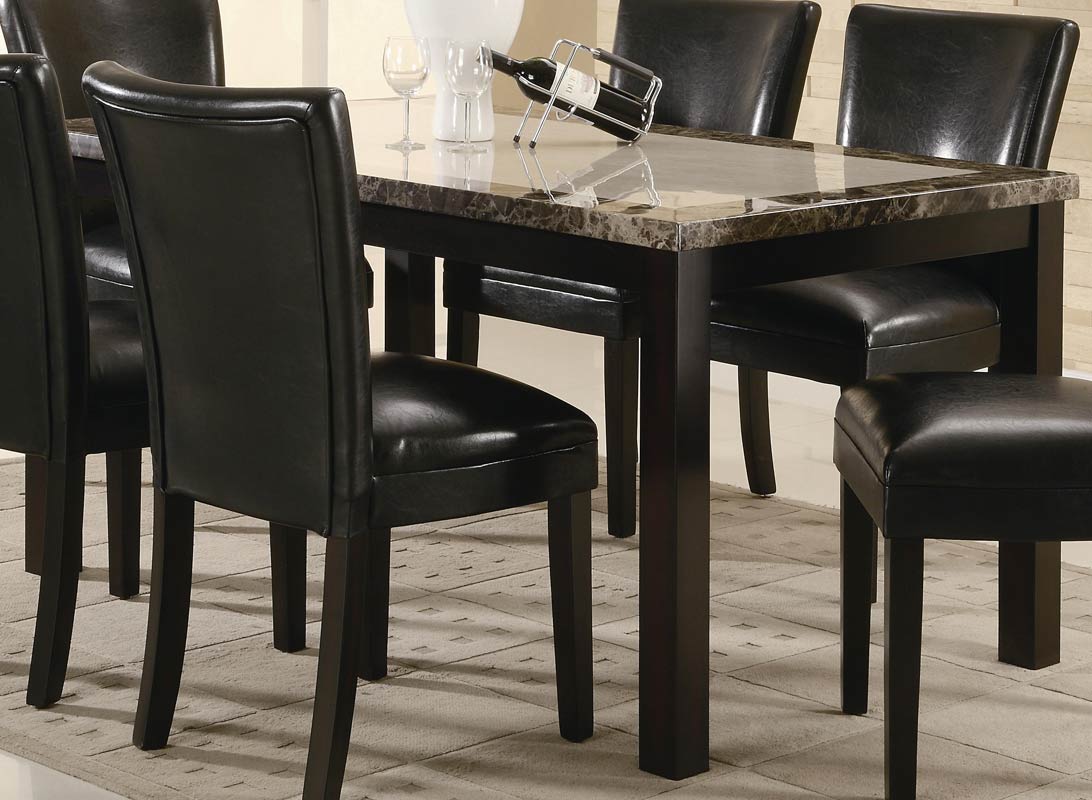 Coaster Carter Rectangular Marble Dining Table