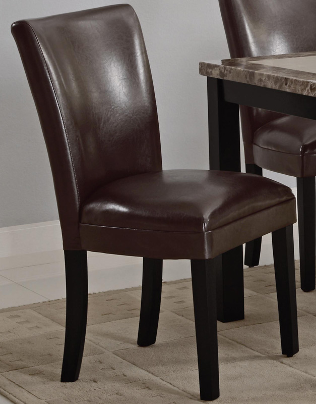 Coaster Carter Upholstered Dining Side Chair - Brown