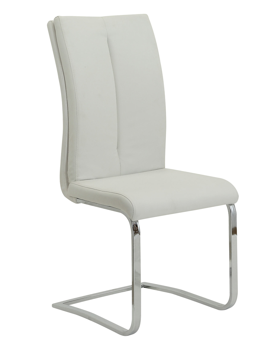 Coaster Giovanni Side Chair - White Leatherette