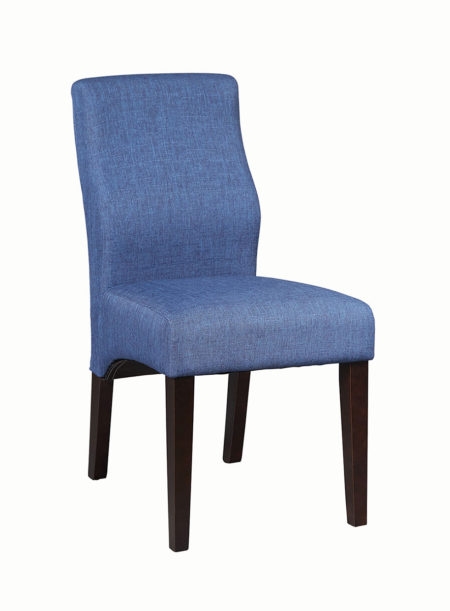 Coaster 102838 Side Chair - Dark Blue