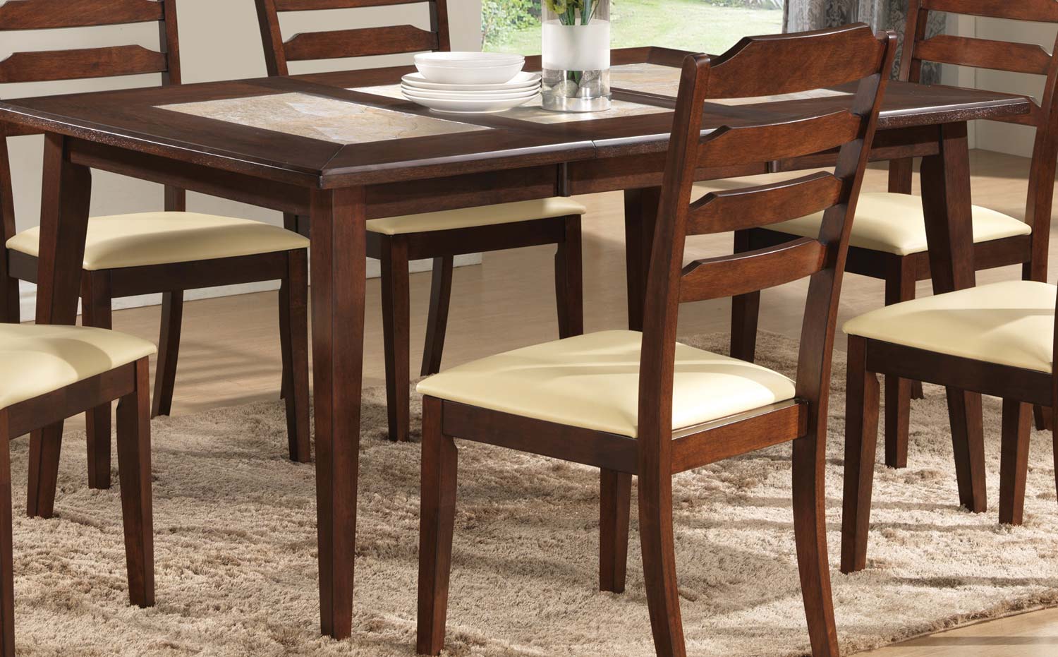 Coaster Baker Dining Table - Warm Brown